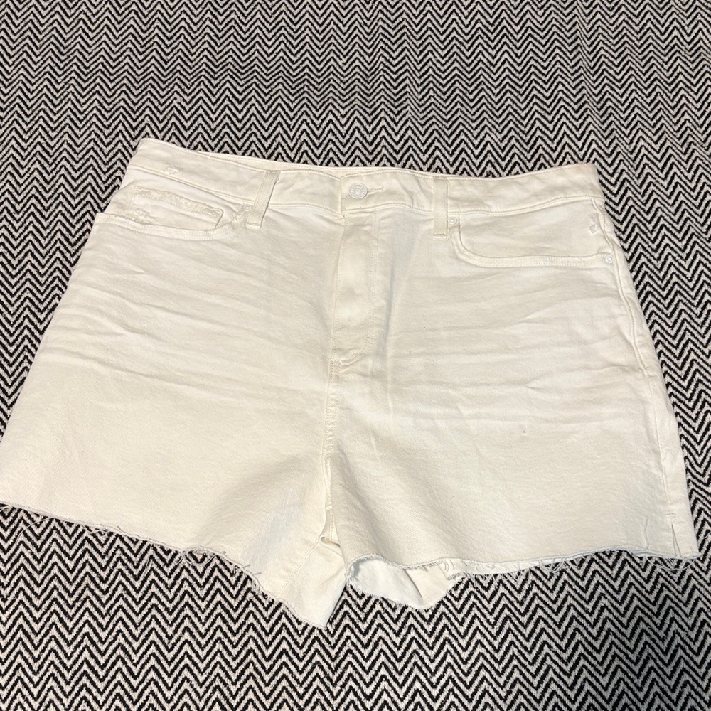 PAIGE Dani Short In White | Sz 32